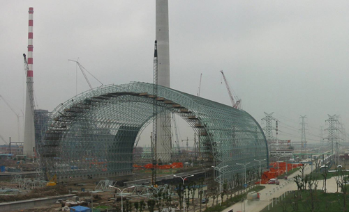 開封發(fā)電廠球形網(wǎng)架